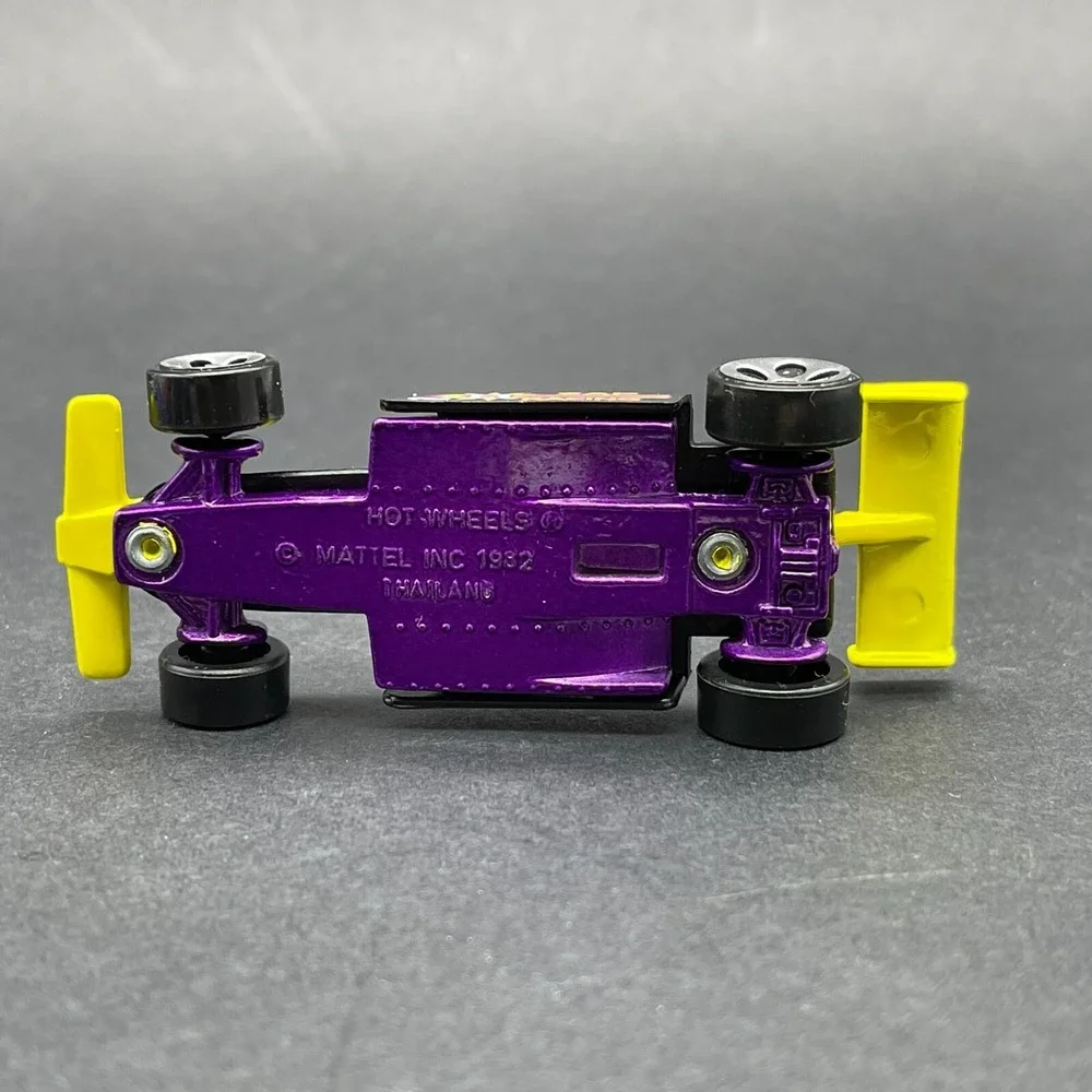 Hot Wheels #8 Zap Racing Indy‎ Race Car Yellow/Black Diecast 1/64 Scale Loose